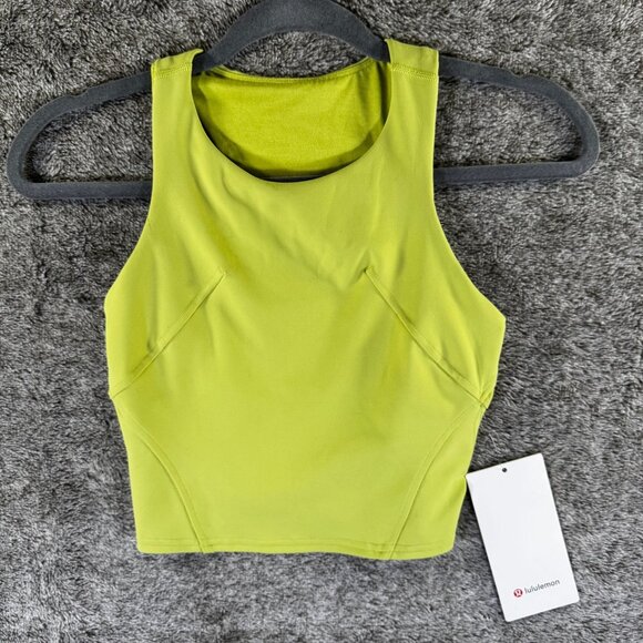 NWT Lululemon Invigorate Tank Sz 2 Yellow - Picture 1 of 7